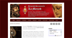 Desktop Screenshot of hermandaddelamerced.org